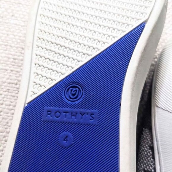 Kids Rothys Boys Or Girls size 4Y gray camo slip on shoes - Picture 6 of 6